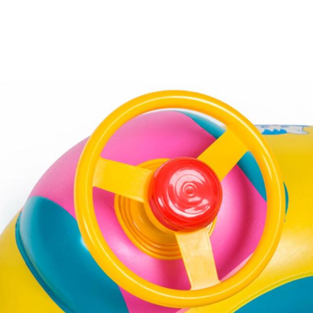 1 sztuk basen dla dzieci pierścień bezpieczeństwa niemowlę pływanie Float nadmuchiwane regulowany parasolka siedzenia łódź pierścień basen anti-rollover - Wianko - 6