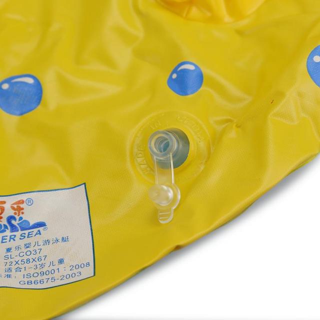 1 sztuk basen dla dzieci pierścień bezpieczeństwa niemowlę pływanie Float nadmuchiwane regulowany parasolka siedzenia łódź pierścień basen anti-rollover - Wianko - 10