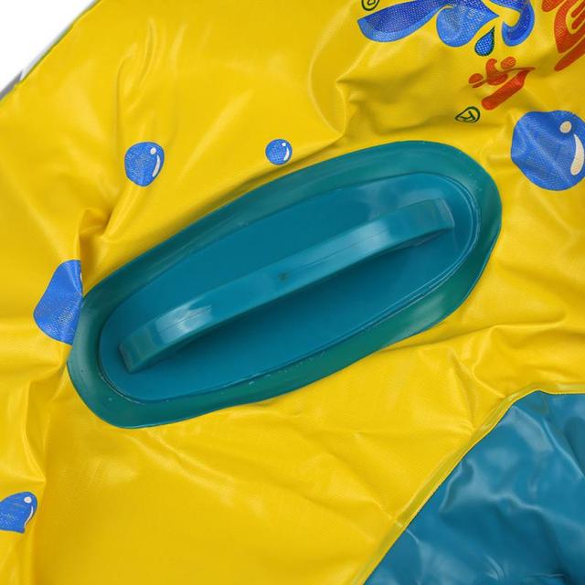 1 sztuk basen dla dzieci pierścień bezpieczeństwa niemowlę pływanie Float nadmuchiwane regulowany parasolka siedzenia łódź pierścień basen anti-rollover - Wianko - 7