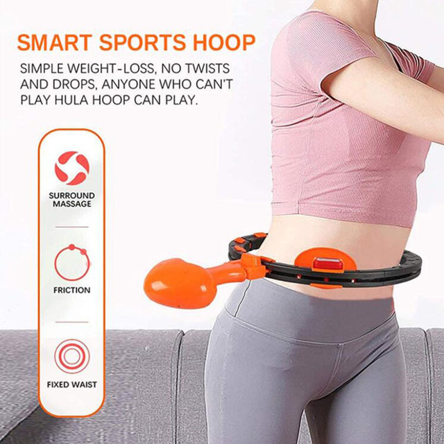 Hoola Hoop Fitness - inteligentne hula hoop z regulowaną wagą do utraty wagi - Wianko - 12