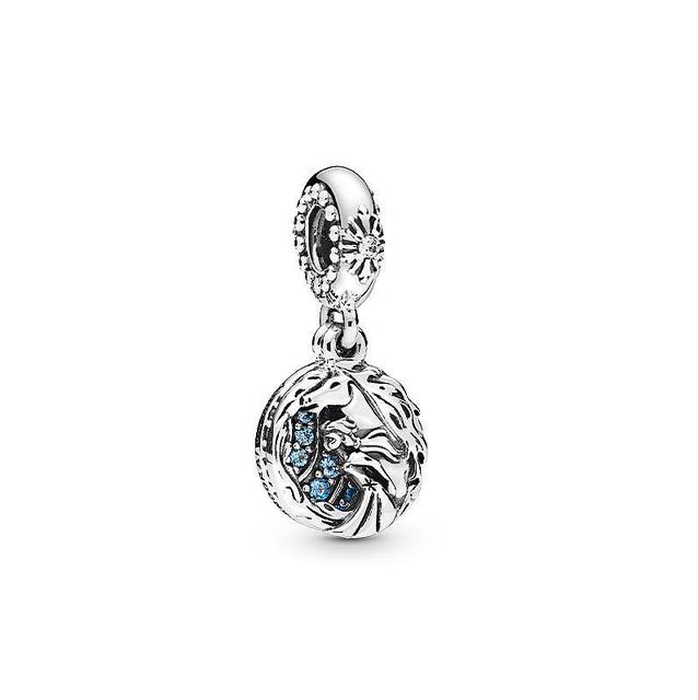 Autentyczny srebrny koralik 925 z wisiorkami Elsa i Nokk do bransoletki Pandora - biżuteria DIY dla kobiet - Wianko - 1