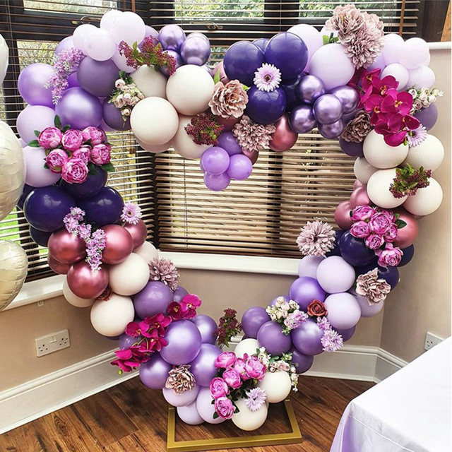 Stojak DIY do balonów w kształcie serca - uchwyt do dekoracji balonowych na Baby Shower, urodziny i wesele - Wianko - 6