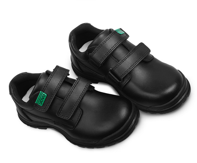 Skórzane buty chłopięce UOVO, czarne, rozmiar 30-37 - Wianko - 4