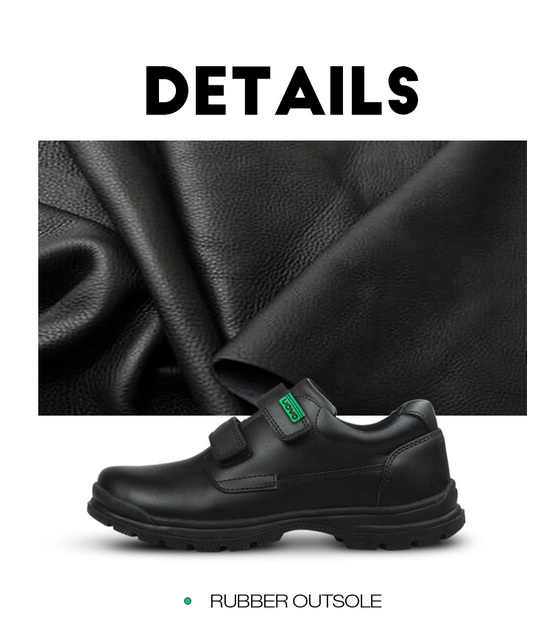 Skórzane buty chłopięce UOVO, czarne, rozmiar 30-37 - Wianko - 7