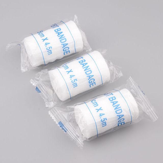 Opaska elastyczna sterylna medyczna PXPF - rozciągliwy bandaż z gazy opatrunkowej do pierwszej pomocy - Wianko - 5