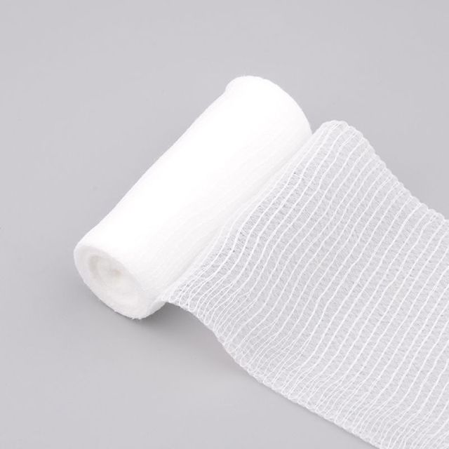 Opaska elastyczna sterylna medyczna PXPF - rozciągliwy bandaż z gazy opatrunkowej do pierwszej pomocy - Wianko - 1