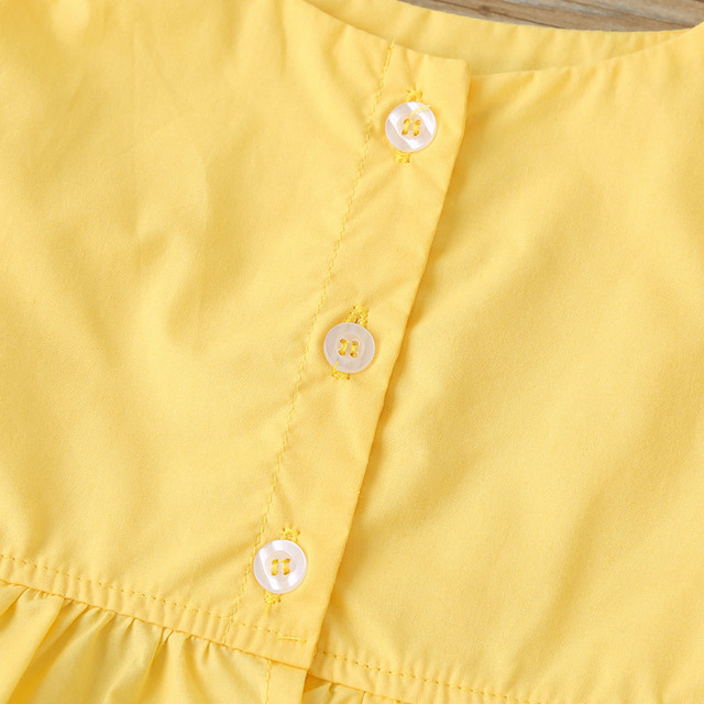 Zestaw ubranek dla małej dziewczynki: spódniczka w kwiaty i bluzka bez rękawów z kokardką na ramiączkach - Wianko - 6