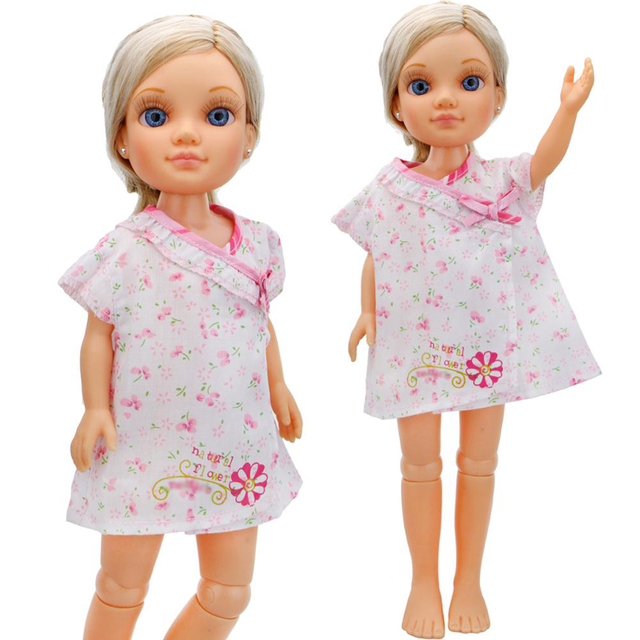 Ręcznie robiona spódnica w kwiaty dla lalki Nancy Doll 16 - Wianko - 1
