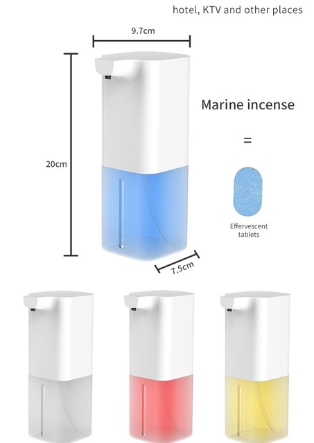 Inteligentny dozownik mydła indukcyjny USB do telefonu komórkowego, Hotel/domowej pielęgnacji, dziecięcy, ręczne mycie - NOWOŚĆ! - Wianko - 13