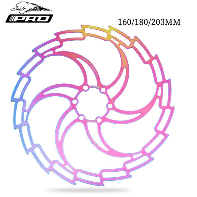 Hollow Rotor Rainbow - Hamulec tarczowy rowerowy 160, 180, 203mm - ultralekki, silne chłodzenie, podkładki do tarcz MTB Road Bike - Wianko - 8