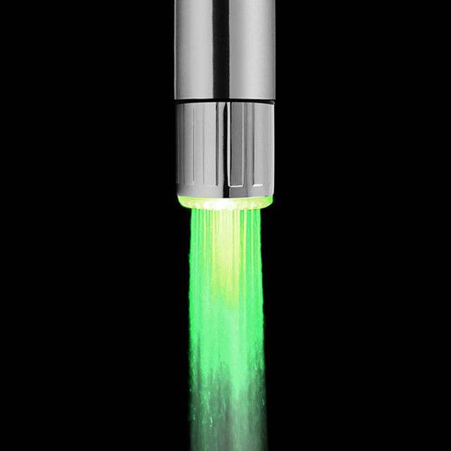 Luminous kran LED-up 3/7 kolorów, podświetlany prysznic dotykowy, umywalka, łazienka, kuchnia - Wianko - 9