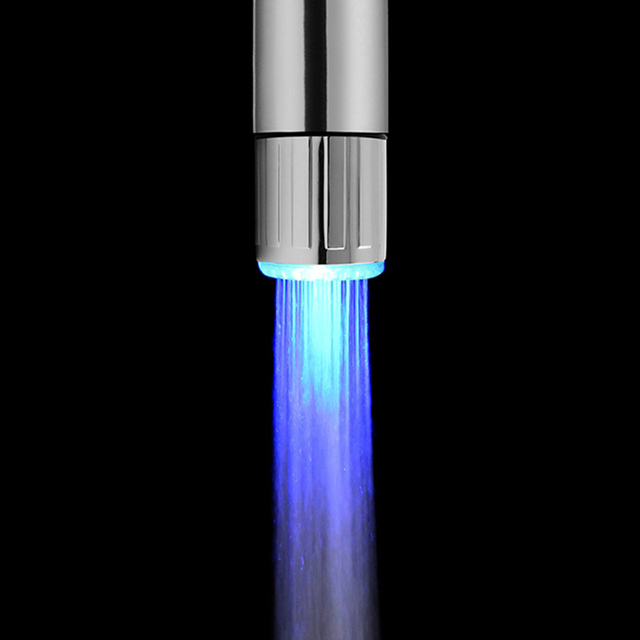 Luminous kran LED-up 3/7 kolorów, podświetlany prysznic dotykowy, umywalka, łazienka, kuchnia - Wianko - 8