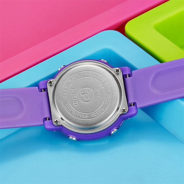 Zegarek OHSEN 2021 dla dzieci, wodoodporny zegarek sportowy LED, dziewczynki chłopców, wielofunkcyjny cyfrowy zegarek - Wianko - 14
