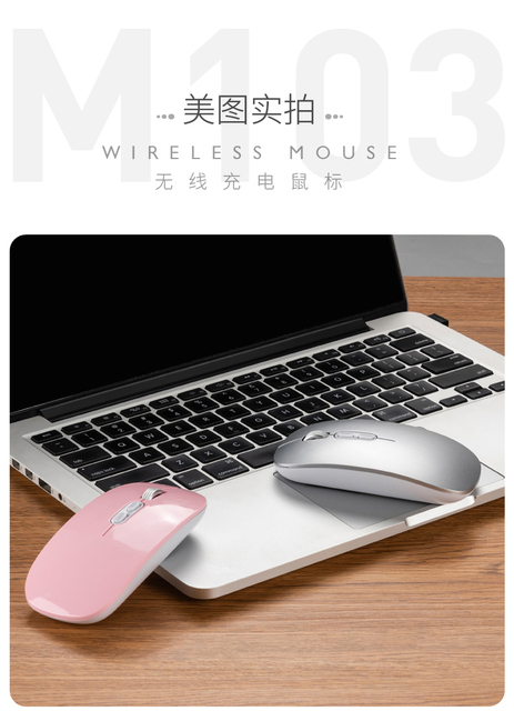 Smukła mysz bezprzewodowa z podwójnym trybem Bluetooth 5.0 i 2.4G, regulowane DPI - Wianko - 3