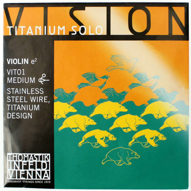 Thomastik Vision Titanium SOLO VIT01 - E ciąg 4/4, wykonane w Austrii - Wianko - 2