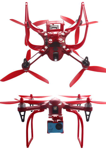 CYMARC VS MJX B3 B3 - ulepszone wiosło trójkątne, zestaw do lądowania i mocowanie gimbalowe - akcesoria do drona - Wianko - 11