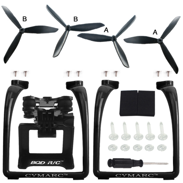 CYMARC VS MJX B3 B3 - ulepszone wiosło trójkątne, zestaw do lądowania i mocowanie gimbalowe - akcesoria do drona - Wianko - 6