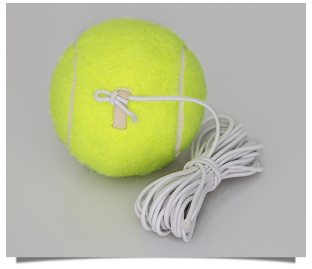 Profesjonalny Partner do odbicia tenisowy trening - 2 sztuki, elastyczna lina gumowa, piłka do praktyki z 3.8m - Wianko - 4