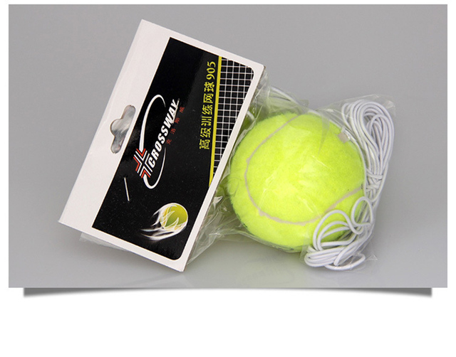 Profesjonalny Partner do odbicia tenisowy trening - 2 sztuki, elastyczna lina gumowa, piłka do praktyki z 3.8m - Wianko - 7