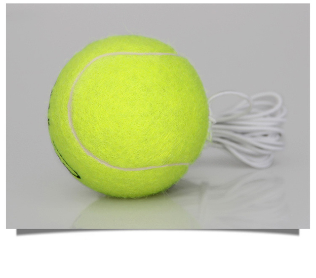 Profesjonalny Partner do odbicia tenisowy trening - 2 sztuki, elastyczna lina gumowa, piłka do praktyki z 3.8m - Wianko - 5