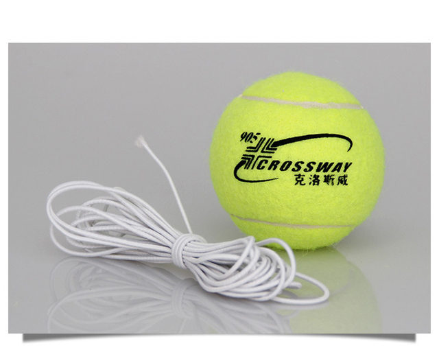 Profesjonalny Partner do odbicia tenisowy trening - 2 sztuki, elastyczna lina gumowa, piłka do praktyki z 3.8m - Wianko - 3