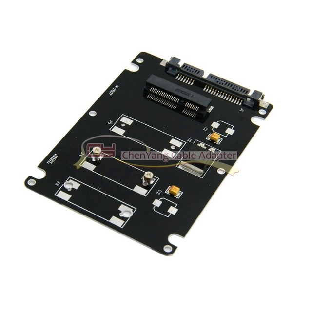 Chenyang Mini PCI-E mSATA SSD do 2.5 SATA - konwerter Adapter, kolor czarny - Wianko - 4