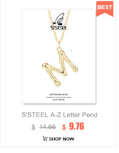Naszyjnik ze srebra 925 z wisiorkiem w kształcie litery A-Z, spersonalizowany z urokiem luksusu na złotym łańcuszku - Wianko - 6
