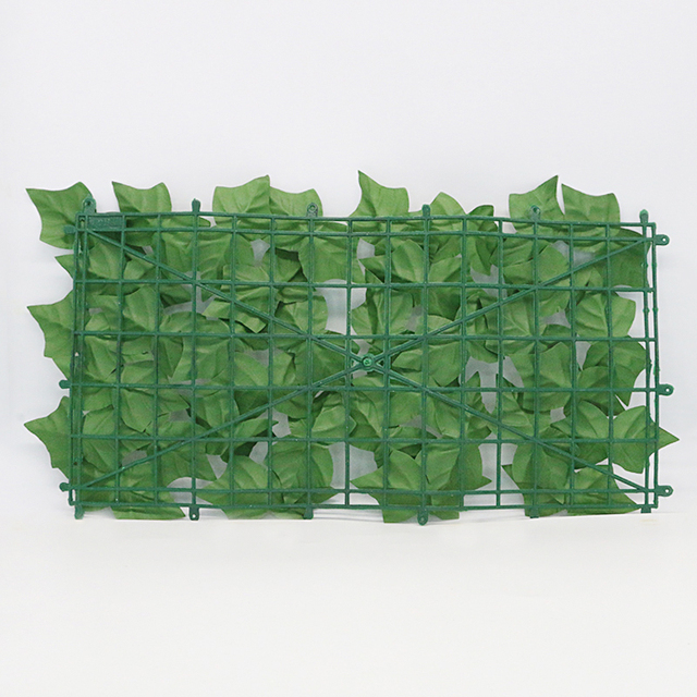 Sztuczny Faux bluszcz liść ozdoby, cięty płot, zielone trawa ściana, Deco - S/M/L liście zielone - Wianko - 7