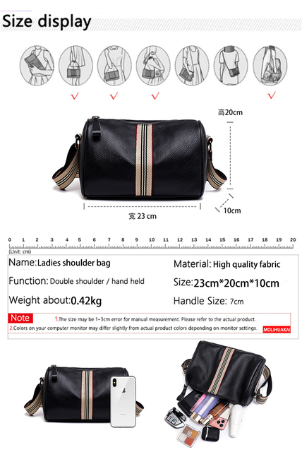 Nowa luksusowa torebka damska marki 2021 - jedyna na ramię, skórzana w stylu kurierskim - Wianko - 2