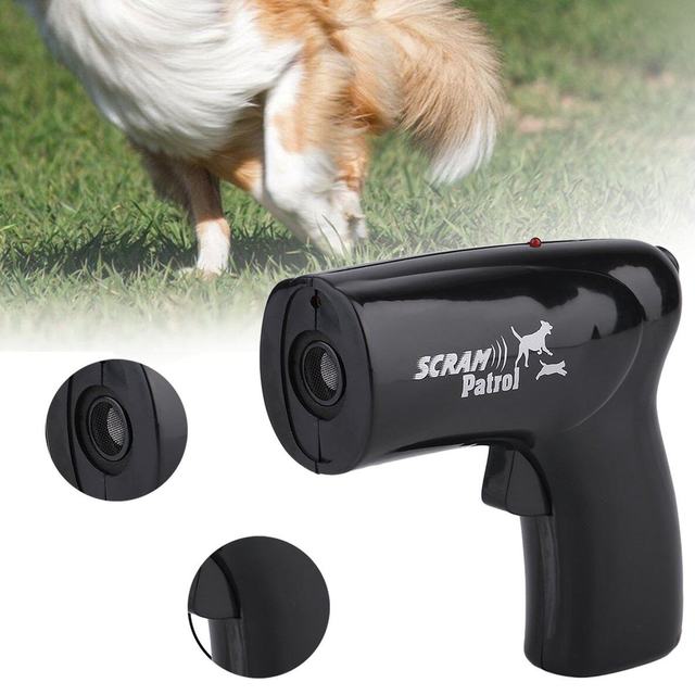 Urządzenie do tresury i odstraszania zwierząt domowych - ultradźwiękowy zewnętrzny czujnik ruchu dla psów i kotów z odstraszającym laserem - Wianko - 1