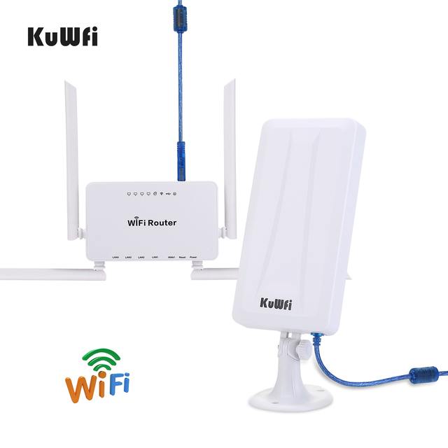 Bezprzewodowy router Openwrt z wysoką mocą i 4 antenami o mocy 7dbi oraz adapter bezprzewodowy z mocną anteną 14dbi i 5M kablem USB - Wianko - 7