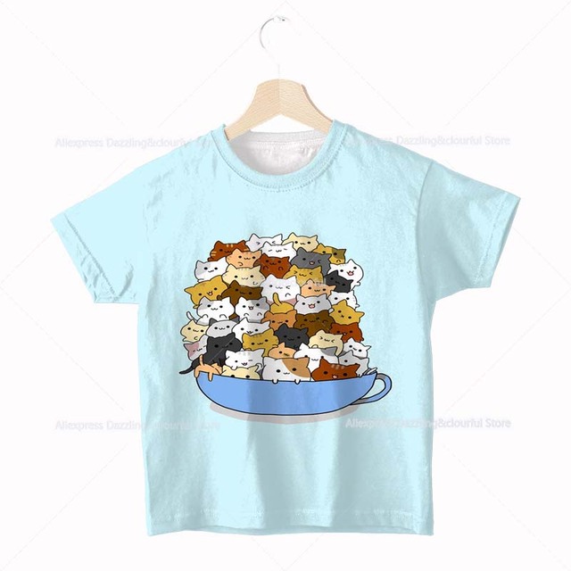 Koszulka dla dzieci - Neko Atsume kot 3D, wzór motyw Anime, rodzaj Cartoon, Camiseta Streetwear Tee, dla chłopców i dziewcząt, maluchyOstateczna wersja tytułu: Koszulka dla dzieci Neko Atsume kot 3D - wzór Anime Cartoon, Streetwear Tee, dla chłopców i dziewcząt - Wianko - 19