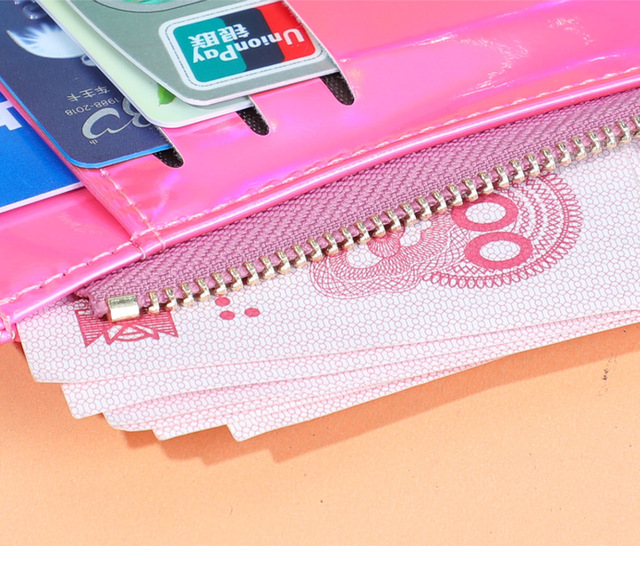 Etui na karty i dokumenty PU Leather Mini - przepiękne i ultra-cienkie, zamykane na suwak, z miejscem na kartę kredytową, monetami oraz dowodem osobistym - Wianko - 7