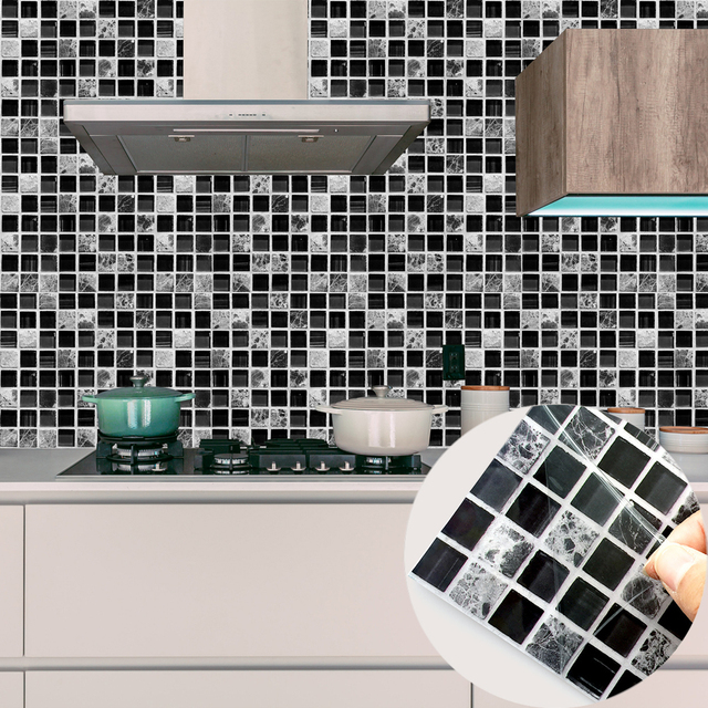 Naklejka ścienno-mozaikowa z PVC, wodoodporna, do kuchni i łazienki - Wianko - 9