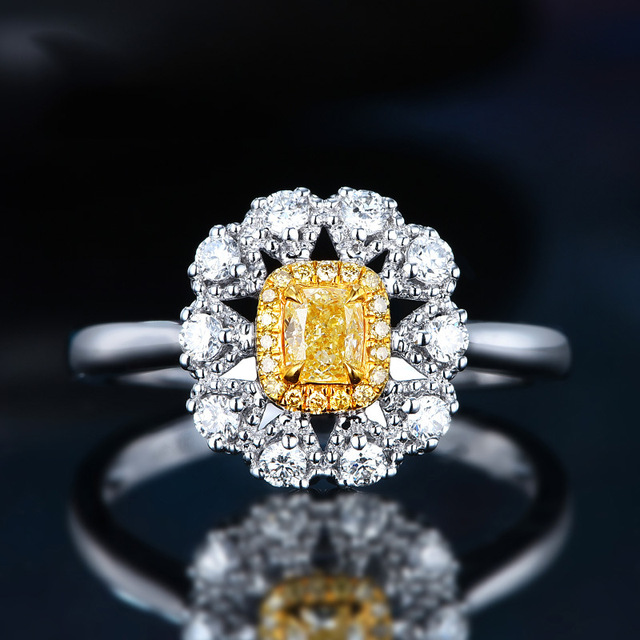 Pierścień biżuteria z regulowanym palcem, srebro próby 925, cyrkonowy kamień, elegancki dodatek na wesele i prezenty - Wianko - 3