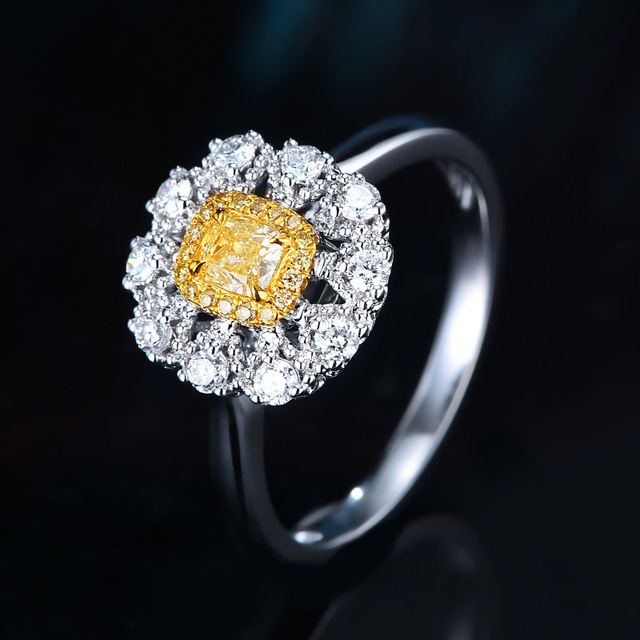 Pierścień biżuteria z regulowanym palcem, srebro próby 925, cyrkonowy kamień, elegancki dodatek na wesele i prezenty - Wianko - 2