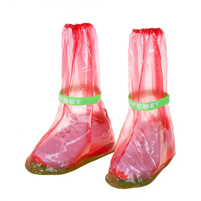 Wysokie buty z wodoodpornymi cholewami - ochraniacze na buty do deszczu, unisex, wielokrotnego użytku - Wianko - 12