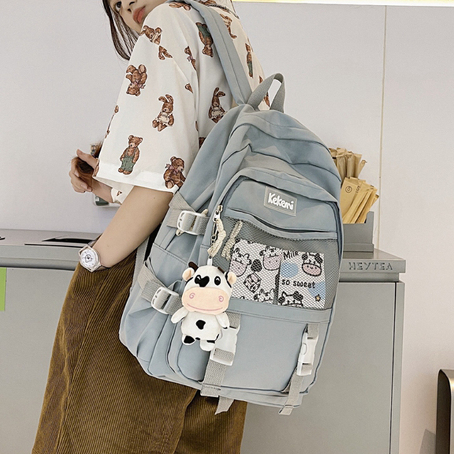 Damski plecak Kawaii Bookbag dla nastolatek - modny, wodoodporny, podróżny plecak na laptopa - Wianko - 10