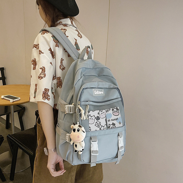 Damski plecak Kawaii Bookbag dla nastolatek - modny, wodoodporny, podróżny plecak na laptopa - Wianko - 9