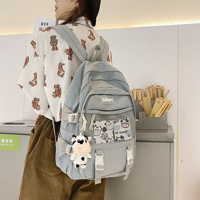 Damski plecak Kawaii Bookbag dla nastolatek - modny, wodoodporny, podróżny plecak na laptopa - Wianko - 14
