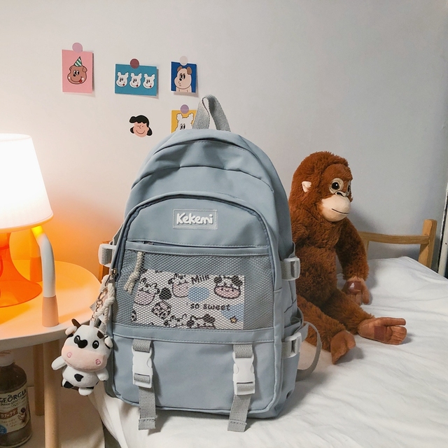 Damski plecak Kawaii Bookbag dla nastolatek - modny, wodoodporny, podróżny plecak na laptopa - Wianko - 3