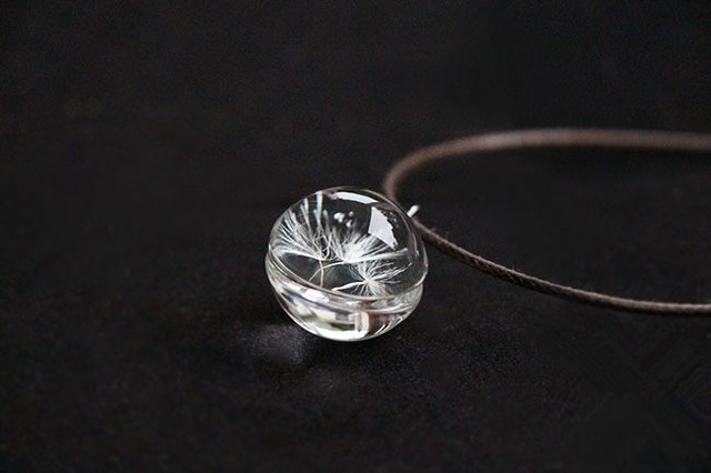 Długi naszyjnik z dmuchawcem i kryształowymi kulkami - modna biżuteria 2022 dla kobiet - Wianko - 15