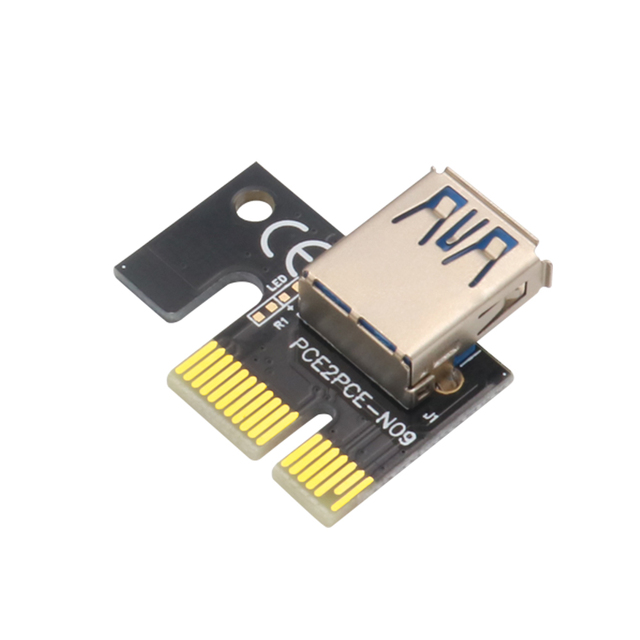 Riser PCI-E PCIE PCI E expresscard GPU USB z czujnikiem temperatury COVYIV VER12X, kabel X1 do X16 - do kart graficznych - Wianko - 7