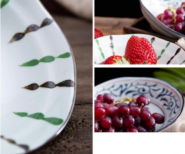 Miseczki ceramiczne w japońskim stylu - rodzinna zastawa stołowa, ręcznie malowane - idealne na zupę, owoce, makaron, sałatkę i inne potrawy - Wianko - 13