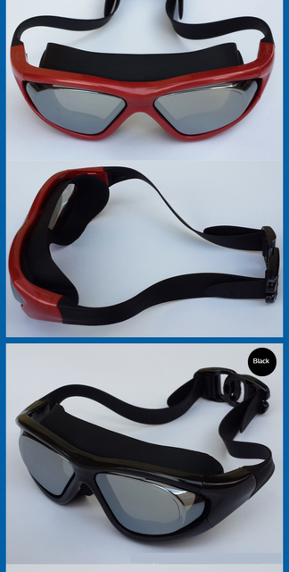 Profesjonalne, wodoodporne okulary pływackie z dużymi, miękkimi oprawkami i silikonowymi okularami, przeciwmgielne, UV, dla mężczyzn i kobiet, do nurkowania - Wianko - 18