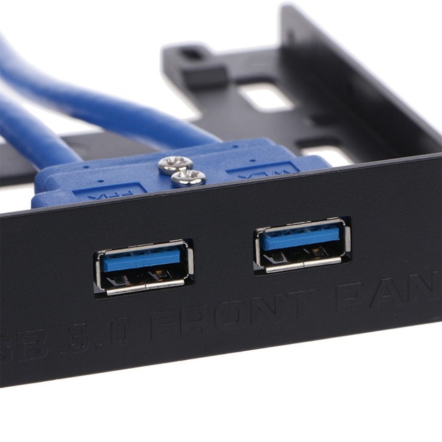 Nowy adapter rozszerzający USB 3.0 do panelu zatoki Floppy 3.5 20-pin - Wianko - 5