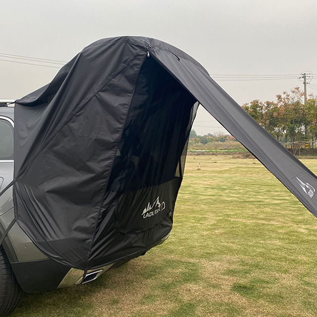 Namiot markiza kempingowy samochodowy na bagażnik SUV z przeciwdeszczową parasolką - Wianko - 10