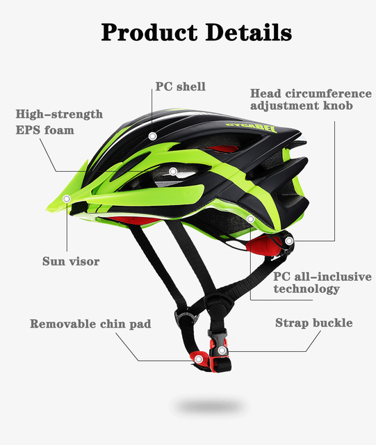 CYCABEL Kask rowerowy górski dwuwarstwowy MTB - lekki i bezpieczny dla mężczyzn i kobiet - Wianko - 6