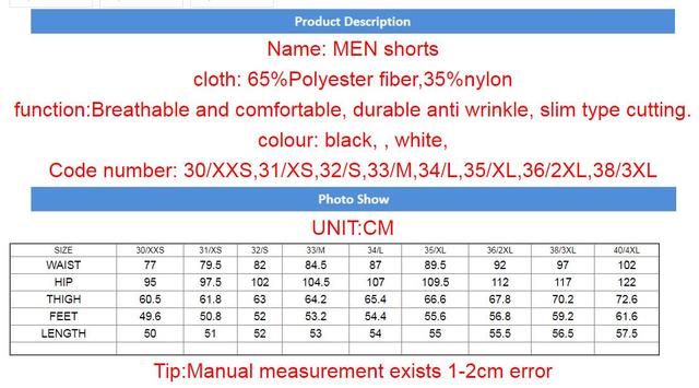 Nowe letnie męskie szorty do kolan - koreańska wersja slim, oddychające, szybkoschnące, sportowe (30-38) - Wianko - 1