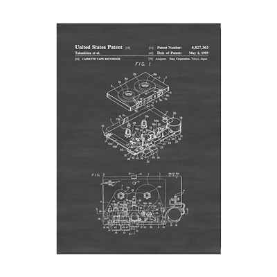 Czarno-biały plakat o stylu industrialnym i minimalistycznym z motywem instrumentów muzycznych do dekoracji domu - Wianko - 10